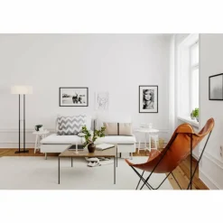 Lampe Design-By Rydéns Lampadaire By Rydens Luton Noir, 2 lumières