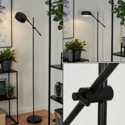 hofstein Lampadaire Camori Noir, 1 lumière