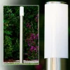 hofstein Lampadaire Caserta Acier inoxydable, 1 lumière