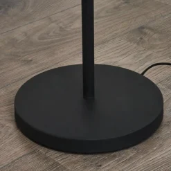 hofstein Lampadaire Chehalis LED Noir, 6 lumières