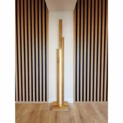 Luminaires Scandinaves-hofstein Lampadaire Chinchinales LED Écru, 3 lumières