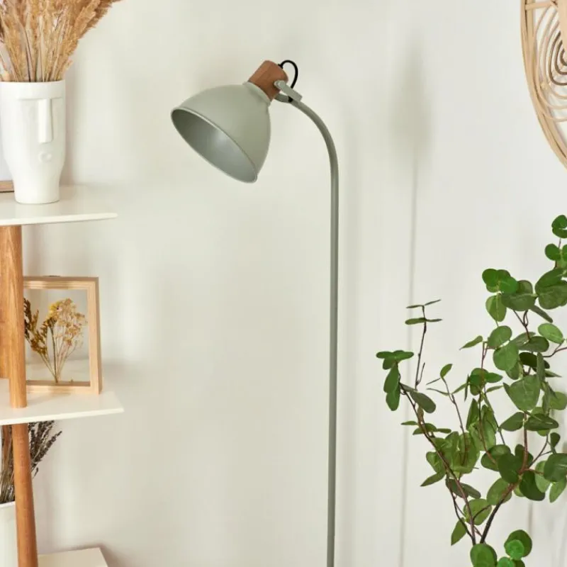 Luminaires Scandinaves-hofstein Lampadaire Chipou Vert, 1 lumière