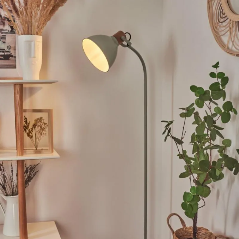 Luminaires Scandinaves-hofstein Lampadaire Chipou Vert, 1 lumière