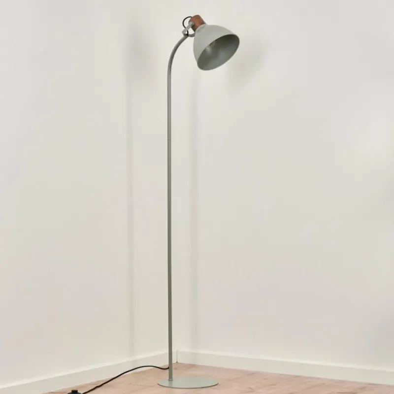 Luminaires Scandinaves-hofstein Lampadaire Chipou Vert, 1 lumière