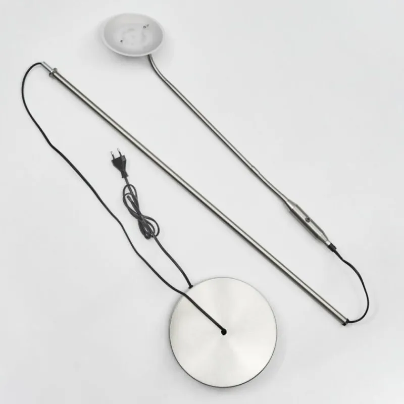 hofstein Lampadaire Chirep LED Nickel mat, 1 lumière* Lampadaires Et Lampes Sur Pied