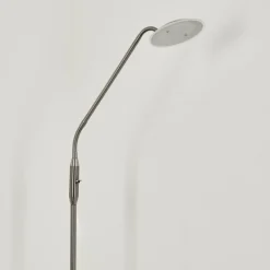 hofstein Lampadaire Chirep LED Nickel mat, 1 lumière* Lampadaires Et Lampes Sur Pied