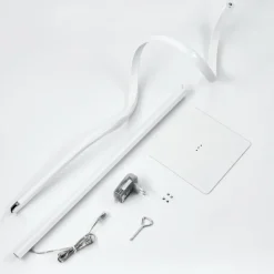 hofstein Lampadaire Cochato LED Blanc, 1 lumière* Éclairage Led