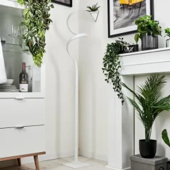 hofstein Lampadaire Cochato LED Blanc, 1 lumière* Éclairage Led