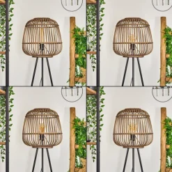 Luminaires Orientaux-hofstein Lampadaire Combeima Noir, 1 lumière