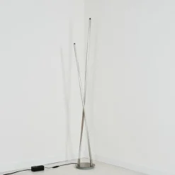 hofstein Lampadaire Concord LED Argenté, 1 lumière