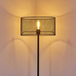 hofstein Lampadaire Conewago Noir, 1 lumière