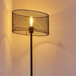 hofstein Lampadaire Conewago Noir, 1 lumière