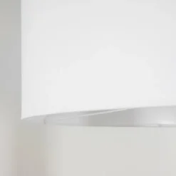 Lampes En Tissu-hofstein Lampadaire Continent Écru, Noir, 1 lumière