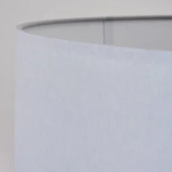 Lampes En Tissu-hofstein Lampadaire Continent Gris, Noir, 1 lumière