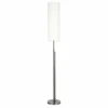 Lampes En Tissu-hofstein Lampadaire Coquimbito LED Nickel mat, 2 lumières