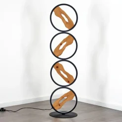 hofstein Lampadaire Cornol LED Écru, Noir, 1 lumière