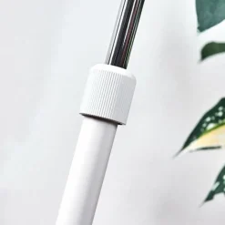 hofstein Lampadaire Corralcay Chrome, Blanc, 1 lumière