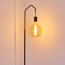 hofstein Lampadaire Cuyama Noir, 1 lumière* Lampadaires Et Lampes Sur Pied