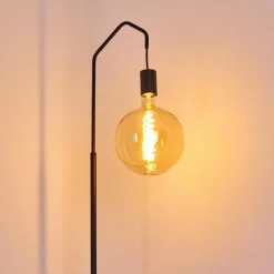 hofstein Lampadaire Cuyama Noir, 1 lumière* Lampadaires Et Lampes Sur Pied