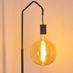 hofstein Lampadaire Cuyama Noir, 1 lumière* Lampadaires Et Lampes Sur Pied