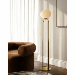 Design For The People by Nordlux Lampadaire SHAPES Laiton, 1 lumière