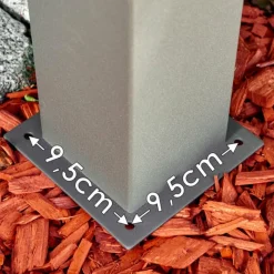 hofstein Lampadaire d'extérieur Algier LED Anthracite, 1 lumière