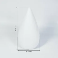 hofstein Lampadaire d'extérieur Bouilli LED Blanc, 1 lumière, Télécommandes, Changeur de couleurs