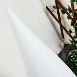 hofstein Lampadaire d'extérieur Bouilli LED Blanc, 1 lumière, Télécommandes, Changeur de couleurs