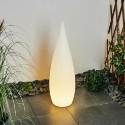 hofstein Lampadaire d'extérieur Bouilli LED Blanc, 1 lumière, Télécommandes, Changeur de couleurs