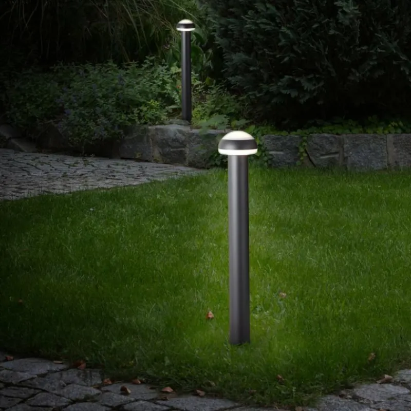 Luminaires Brilliant Lampadaire d'extérieur Brilliant Ilton LED Noir, 1 lumière