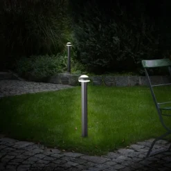 Luminaires Brilliant Lampadaire d'extérieur Brilliant Ilton LED Noir, 1 lumière