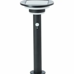 Luminaires Brilliant Lampadaire d'extérieur Brilliant Garvina LED Noir, 1 lumière, Détecteur de mouvement