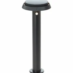 Luminaires Brilliant Lampadaire d'extérieur Brilliant Alvero LED Noir, 1 lumière, Détecteur de mouvement
