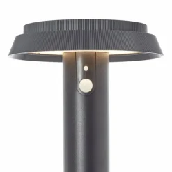 Luminaires Brilliant Lampadaire d'extérieur Brilliant Alvero LED Noir, 1 lumière, Détecteur de mouvement