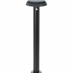 Luminaires Brilliant Lampadaire d'extérieur Brilliant Alvero LED Noir, 1 lumière, Détecteur de mouvement