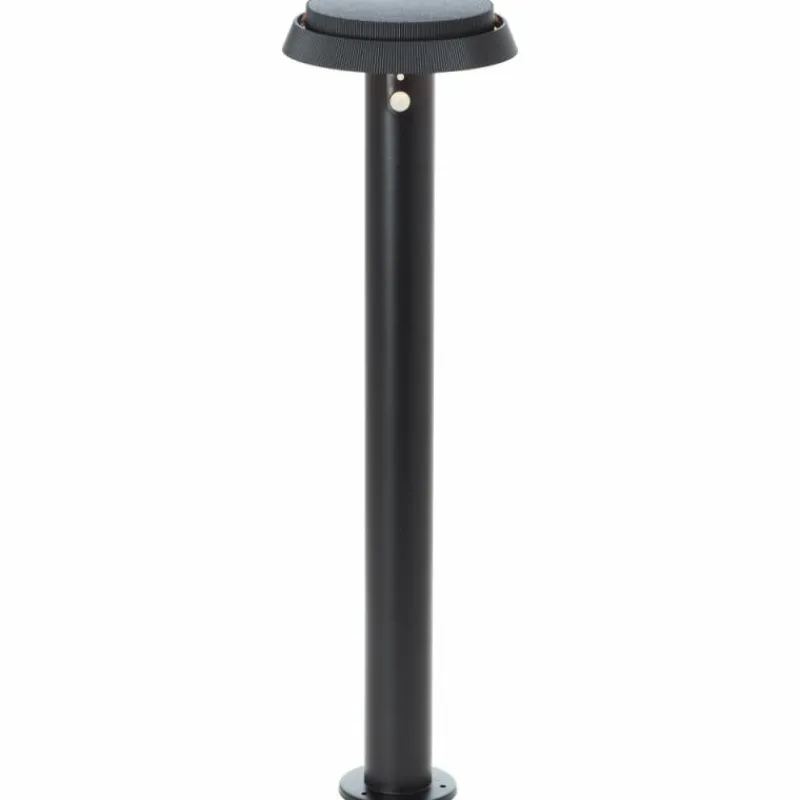 Luminaires Brilliant Lampadaire d'extérieur Brilliant Alvero LED Noir, 1 lumière, Détecteur de mouvement