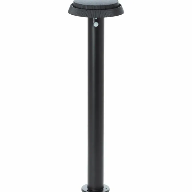 Luminaires Brilliant Lampadaire d'extérieur Brilliant Alvero LED Noir, 1 lumière, Détecteur de mouvement