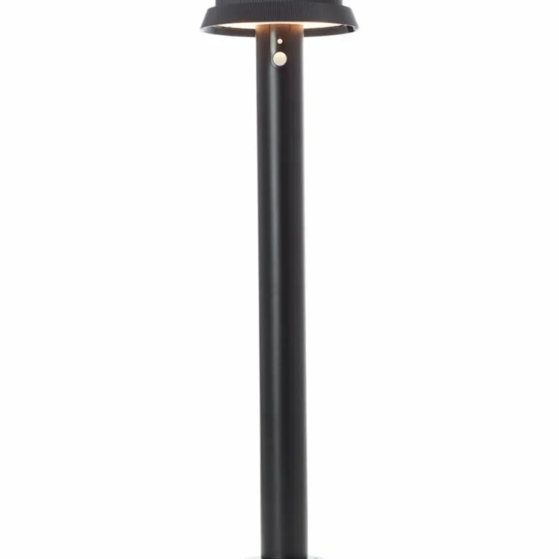Luminaires Brilliant Lampadaire d'extérieur Brilliant Alvero LED Noir, 1 lumière, Détecteur de mouvement