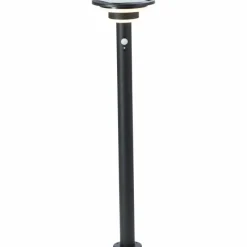 Luminaires Brilliant Lampadaire d'extérieur Brilliant Garvina LED Noir, 1 lumière, Détecteur de mouvement