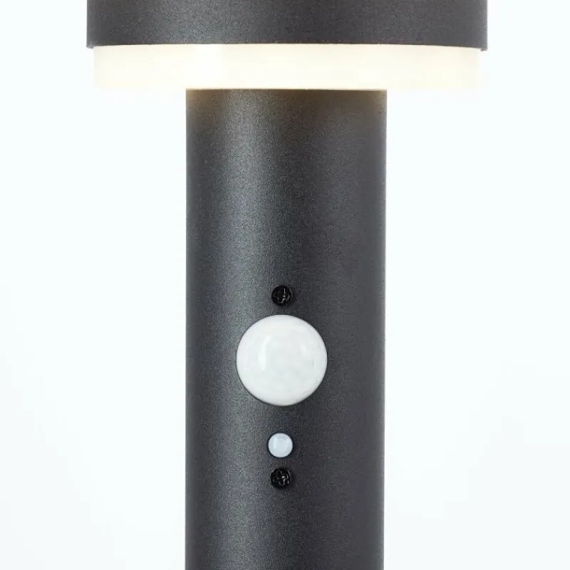 Luminaires Brilliant Lampadaire d'extérieur Brilliant Garvina LED Noir, 1 lumière, Détecteur de mouvement