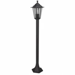 Luminaires Brilliant Lampadaire d'extérieur Brilliant Crown Noir, 1 lumière