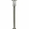 Luminaires Brilliant Lampadaire d'extérieur Brilliant York Acier inoxydable, 1 lumière, Détecteur de mouvement