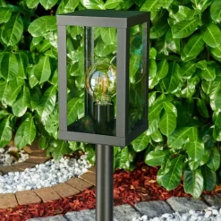 hofstein Lampadaire d'extérieur Caudry Noir, 1 lumière