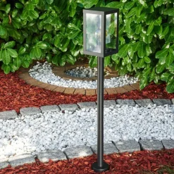 hofstein Lampadaire d'extérieur Caudry Noir, 1 lumière