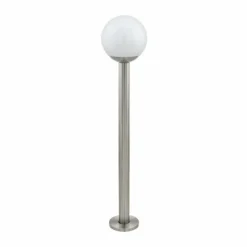 Luminaires Eglo Lampadaire d'extérieur Eglo NISIA-Z LED Acier inoxydable, 1 lumière