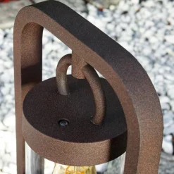 hofstein Lampadaire d'extérieur Fulham Rouille, 1 lumière