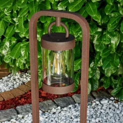 hofstein Lampadaire d'extérieur Fulham Rouille, 1 lumière