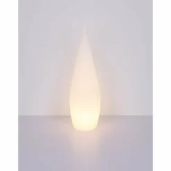 Luminaires Globo Lighting Lampadaire d'extérieur Globo VASCON LED Blanc, 1 lumière, Télécommandes, Changeur de couleurs