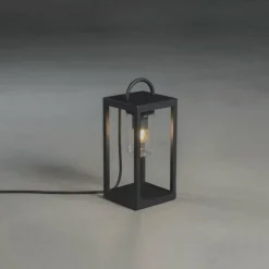 Luminaires Konstsmide Lampadaire d'extérieur Konstsmide Bologna Noir, 1 lumière