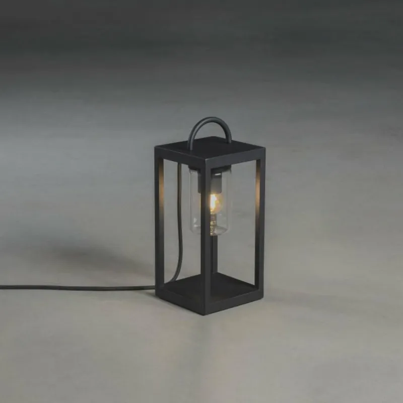 Luminaires Konstsmide Lampadaire d'extérieur Konstsmide Bologna Noir, 1 lumière
